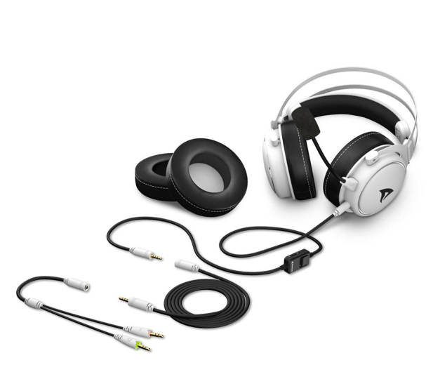 Sharkoon SKILLER SGH50 - White - 1233926 - zdjęcie 6
